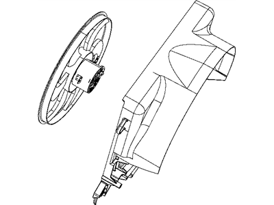 Dodge Cooling Fan Assembly - 68003974AB