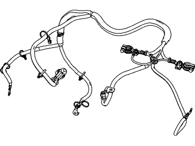 Jeep Wrangler Battery Cable - 68058694AA