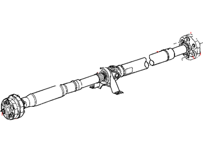 Mopar 4593860AC Rear Drive Shaft