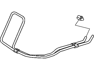 Mopar 5098504AA Line-Power Steering Return