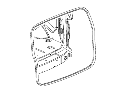 Mopar 55369134AC WEATHERSTRIP-LIFTGATE