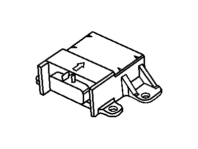 2002 Dodge Ram 2500 Air Bag Control Module - 56043128AF