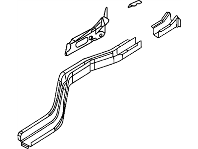 Mopar 5019777AA Rail-Rear Floor Pan Side