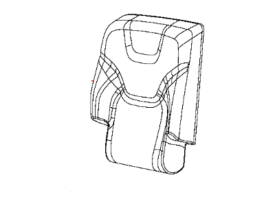 Mopar 5RA58DX9AC Rear Seat Back Cover Right