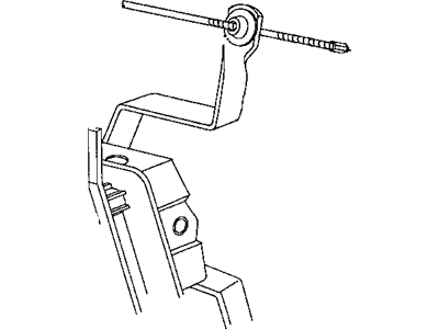 Mopar 4306150 ISOLATOR-Throttle Cable