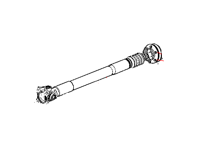 Jeep Commander Drive Shaft - 52105728AD