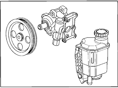Mopar 52013978AD Power Steering Pump And Pulley