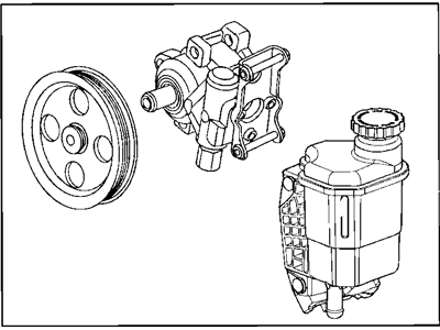 2008 Dodge Ram 3500 Power Steering Pump - 52013978AD