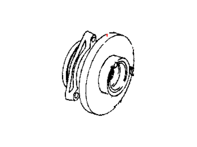 Mopar 52128692AD Brake Hub And Bearing