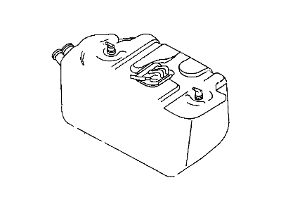 Mopar 52100484AD Fuel Tank Rear