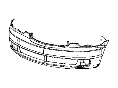 2009 Chrysler PT Cruiser Bumper - 5179104AB