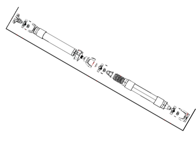 Mopar 5146815AA Rear Drive Shaft