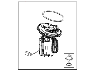 Mopar 68258753AA Fuel Pump Module/Level Unit