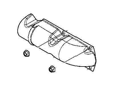 Mopar 5086931AA Shield-Heat