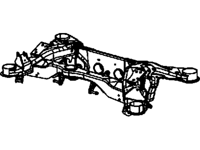 Mopar 68049371AA Frame-Rear Axle