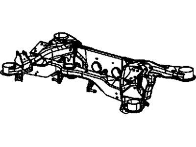 Mopar 68067046AA Frame-Rear Axle