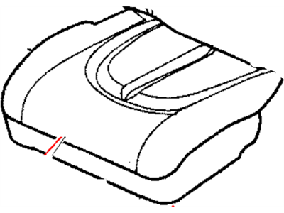 Mopar 5093731AA Seat Cushion Back Driver Foam