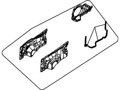 Mopar 4389715AC Panel-Quarter Inner