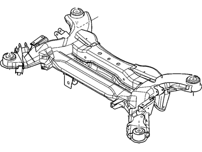 Mopar 4766746AA ISOLATOR-CROSSMEMBER