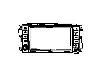 Mopar 5064247AG Radio-MW/FM/DVD/HDD/MP3/REAR Camera