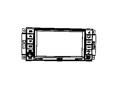 Mopar 5064244AF Radio-AM/FM/DVD/HDD/MP3/SDARS/RR