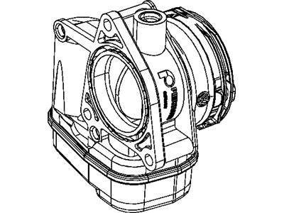 Chrysler Throttle Body - 68001556AA