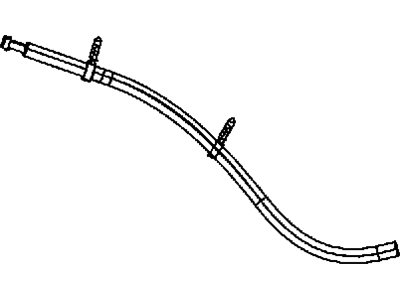 Mopar 52108698AC Hose-Transfer Case Vent