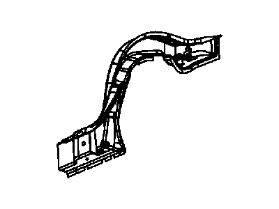 Mopar 68096247AD Rail-Rear