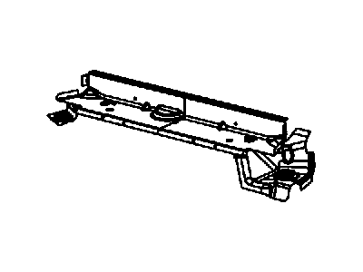 Mopar 68030677AA CROSSMEMBER-Rear Suspension