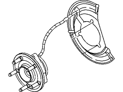 Mopar 5114200AA Stud Hub 9/16-18