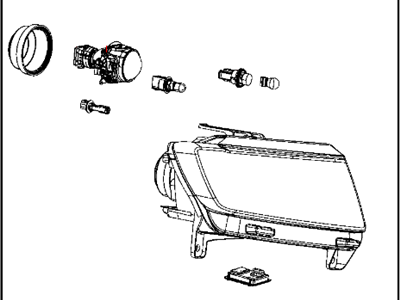 Mopar 55079380AI Headlamp