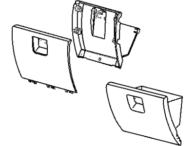 Mopar 1DD131KAAA Glove Box-Instrument Panel