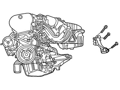 2001 Chrysler Voyager Alternator Bracket - 4861550AA