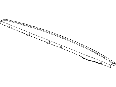 Mopar 55372052AH Spoiler-TAILGATE