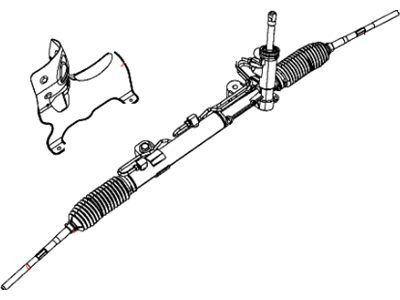 2010 Dodge Journey Rack And Pinion - 5151018AD