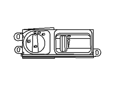 Mopar 4760158AE Switch-HEADLAMP And Fog Lamp