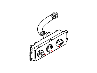 Mopar 55056558AA Air Conditioner And Heater Control