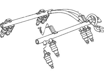 Dodge Ram 3500 Fuel Rail - 53041029