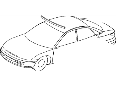 Mopar 4805346AA Molding-Windshield Reveal