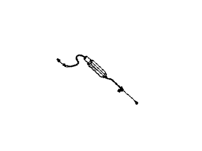 Mopar 68086212AA Cable-Rear Seat Release