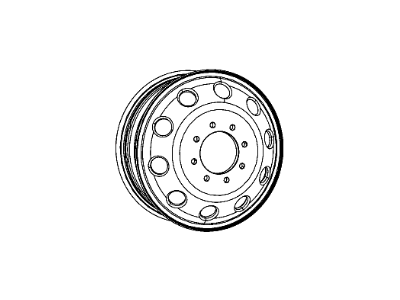 Mopar 68079555AB Aluminum Wheel