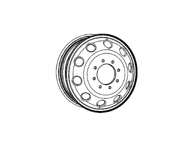 Mopar 68081777AB Aluminum Wheel