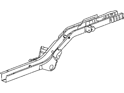 Mopar 5166026AB Rail-Rear Floor Pan Side