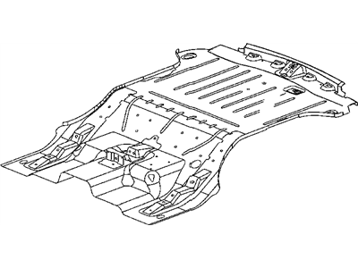 Jeep Grand Cherokee Floor Pan - 55396322AH