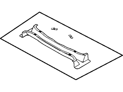 Mopar 4696813AE CROSSMEMBER-Rear Suspension