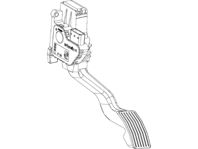 Mopar 68208213AA Pedal-Accelerator