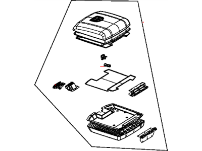 Ram 1500 Armrest - 6BZ38DX9AA