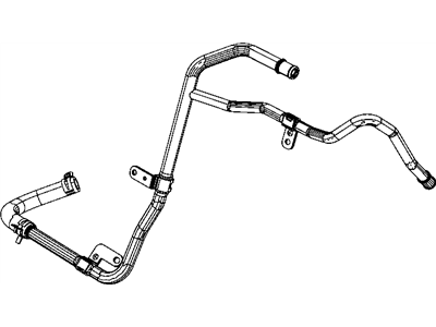 Mopar 68058252AF Hose-Heater Return