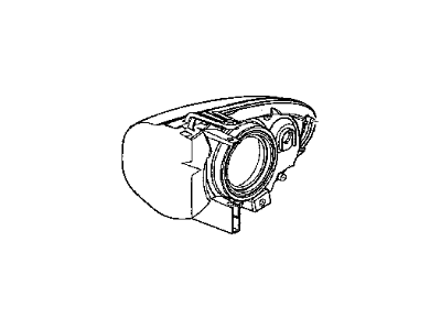 Mopar 5288509AF Replacement Headlight Assembly Compatible