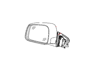 2016 Dodge Durango Car Mirror - 5SH43AXRAC